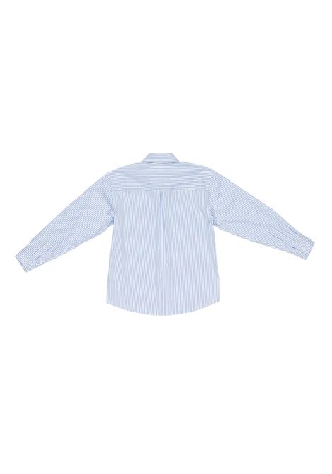 Camicia a righe PAOLO PECORA KIDS | PP4341CIELO